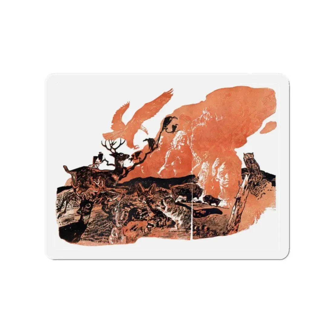 Pioneer Tide (1), Blue Book Magazine, March 1947 (Magazine Illustration) Refrigerator Magnet - The Sticker Space