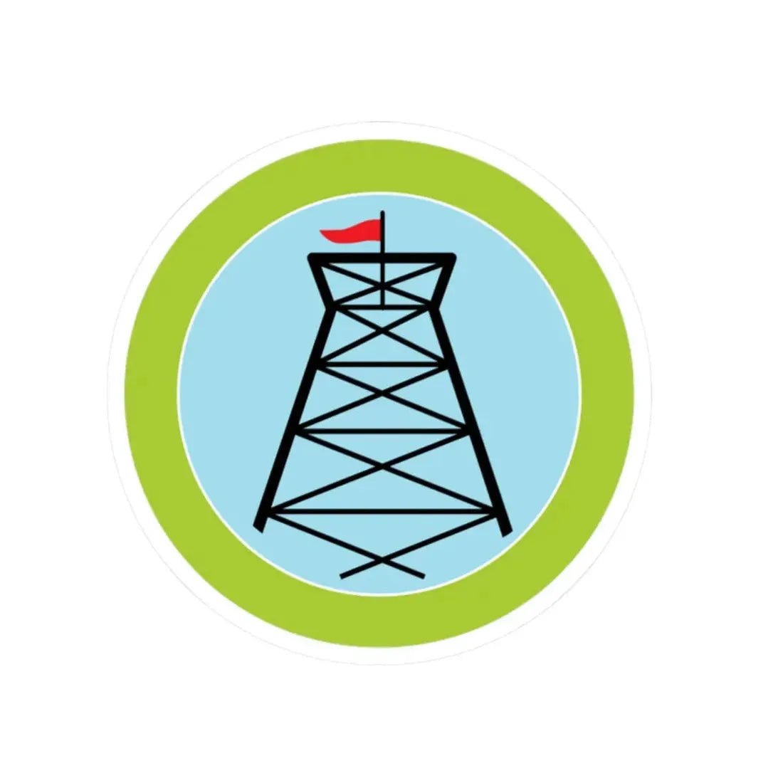 Pioneering (Boy Scout Merit Badge) STICKER Vinyl Kiss-Cut Decal 2 Inch White - The Sticker Space