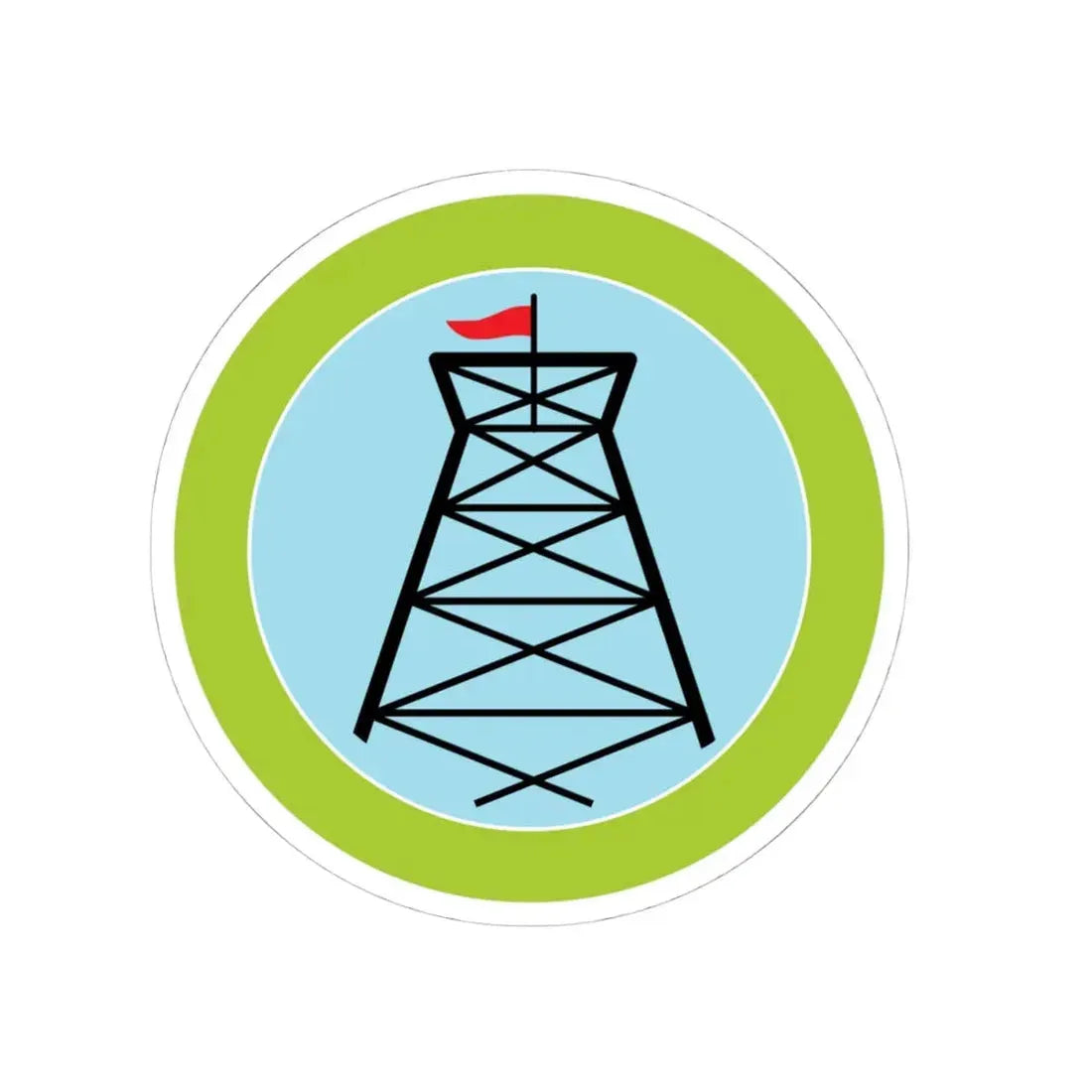 Pioneering (Boy Scout Merit Badge) STICKER Vinyl Kiss-Cut Decal 4 Inch White - The Sticker Space