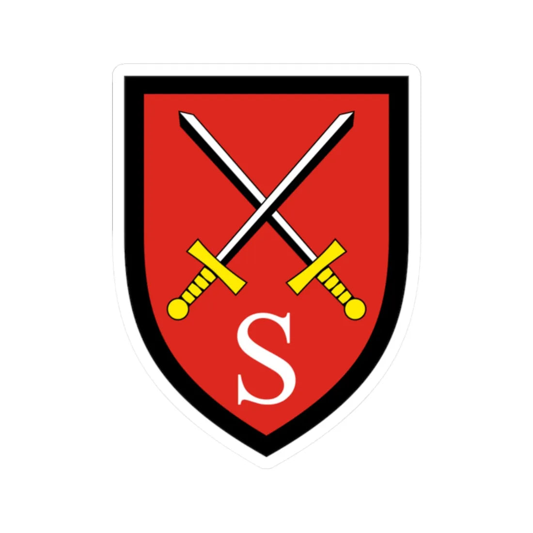 Pionierschule und Fachschule des Heeres für Bautechnik Bundeswehr (Germany) (Coat of Arms) STICKER Vinyl Kiss-Cut Decal 2 Inch White - The Sticker Space