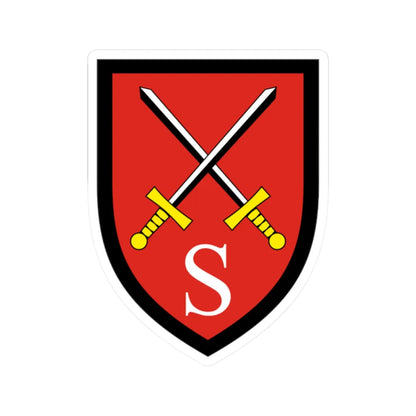 Pionierschule und Fachschule des Heeres für Bautechnik Bundeswehr (Germany) (Coat of Arms) STICKER Vinyl Kiss-Cut Decal 2 Inch White - The Sticker Space