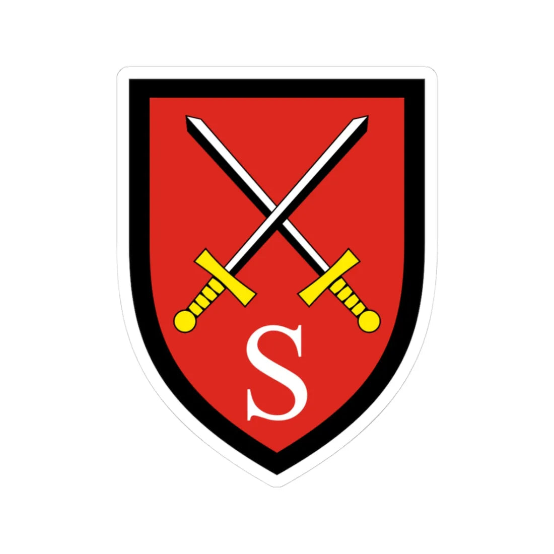 Pionierschule und Fachschule des Heeres für Bautechnik Bundeswehr (Germany) (Coat of Arms) STICKER Vinyl Kiss-Cut Decal 3 Inch White - The Sticker Space