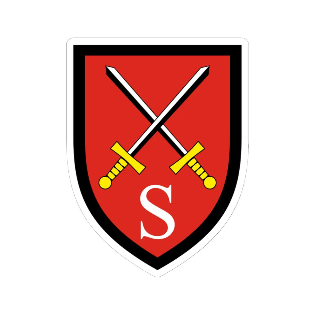Pionierschule und Fachschule des Heeres für Bautechnik Bundeswehr (Germany) (Coat of Arms) STICKER Vinyl Kiss-Cut Decal 4 Inch White - The Sticker Space