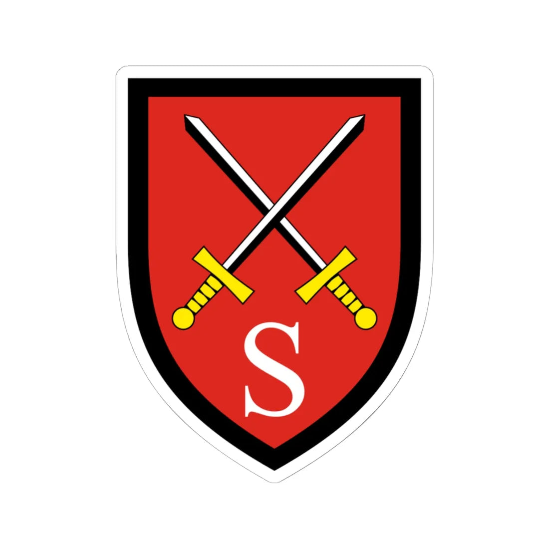 Pionierschule und Fachschule des Heeres für Bautechnik Bundeswehr (Germany) (Coat of Arms) STICKER Vinyl Kiss-Cut Decal 6 Inch White - The Sticker Space