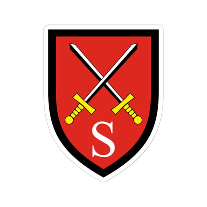 Pionierschule und Fachschule des Heeres für Bautechnik Bundeswehr (Germany) (Coat of Arms) STICKER Vinyl Kiss-Cut Decal 6 Inch White - The Sticker Space