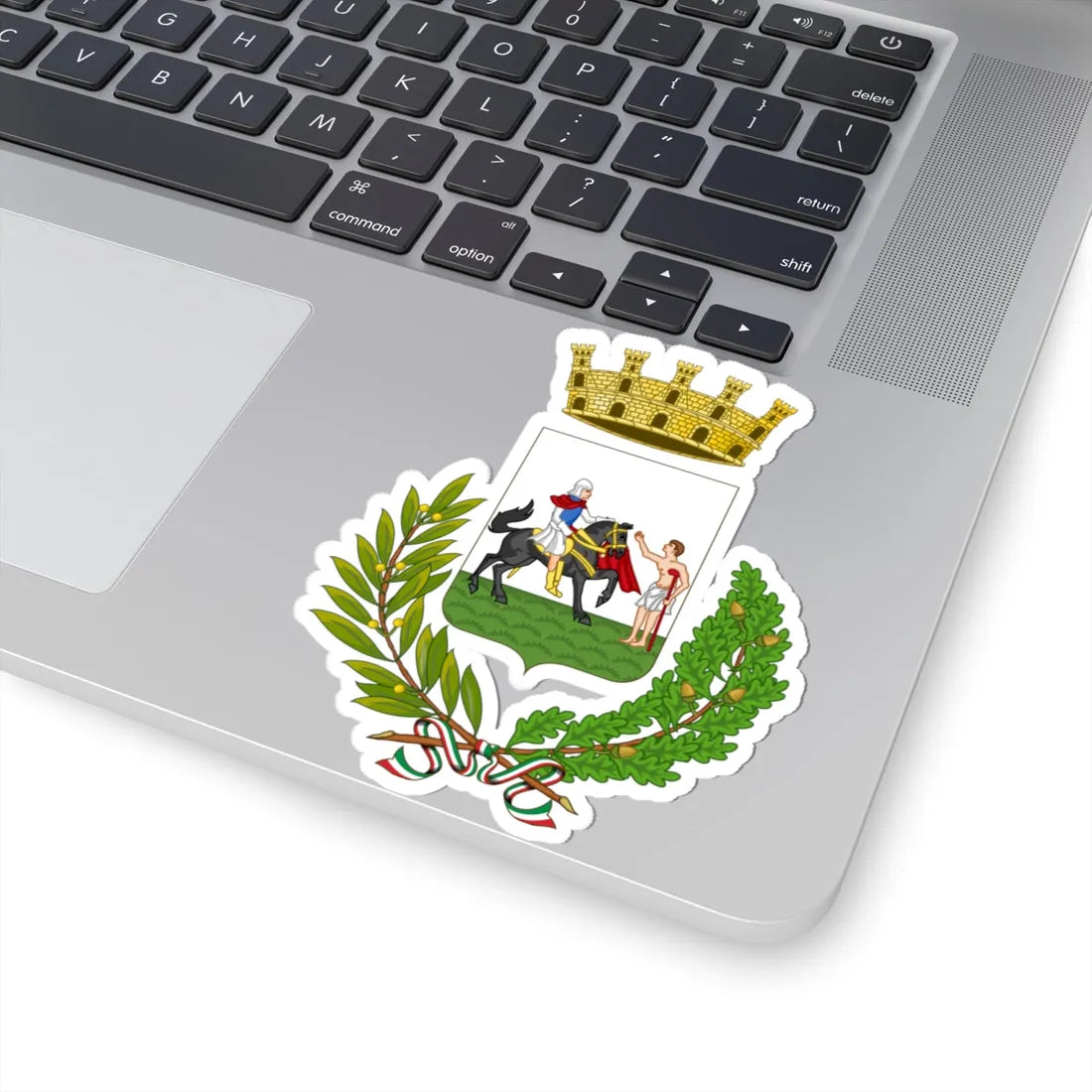 Piove di Sacco-Stemma (Italy) (Coat of Arms) STICKER Vinyl Kiss-Cut Decal - The Sticker Space