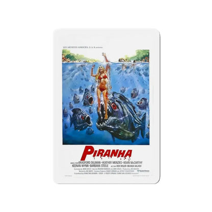 PIRANHA 1978 Movie Poster - Refrigerator Magnet - The Sticker Space
