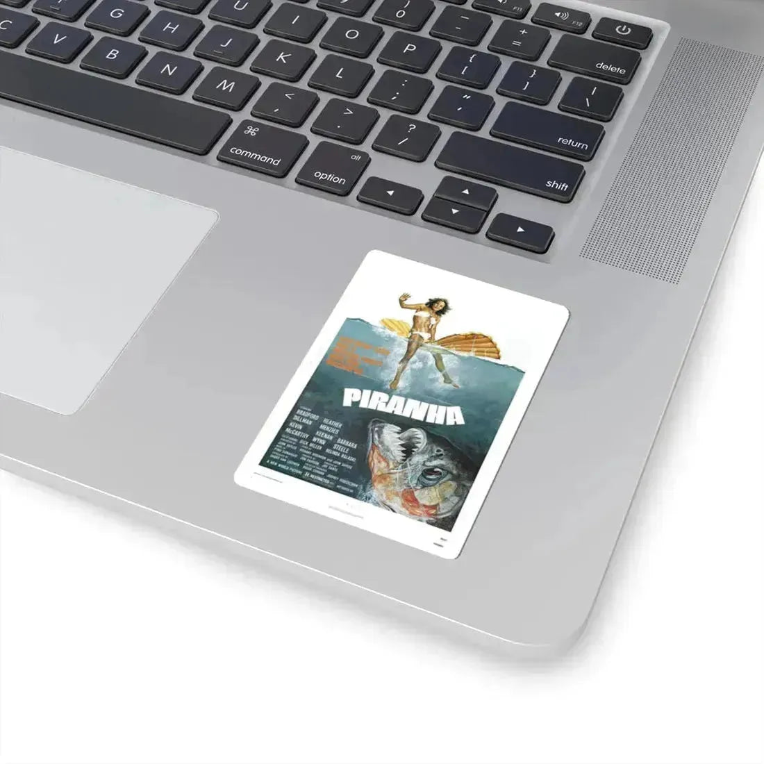 Piranha 1978 Movie Poster - STICKER Vinyl Kiss-Cut Decal - The Sticker Space