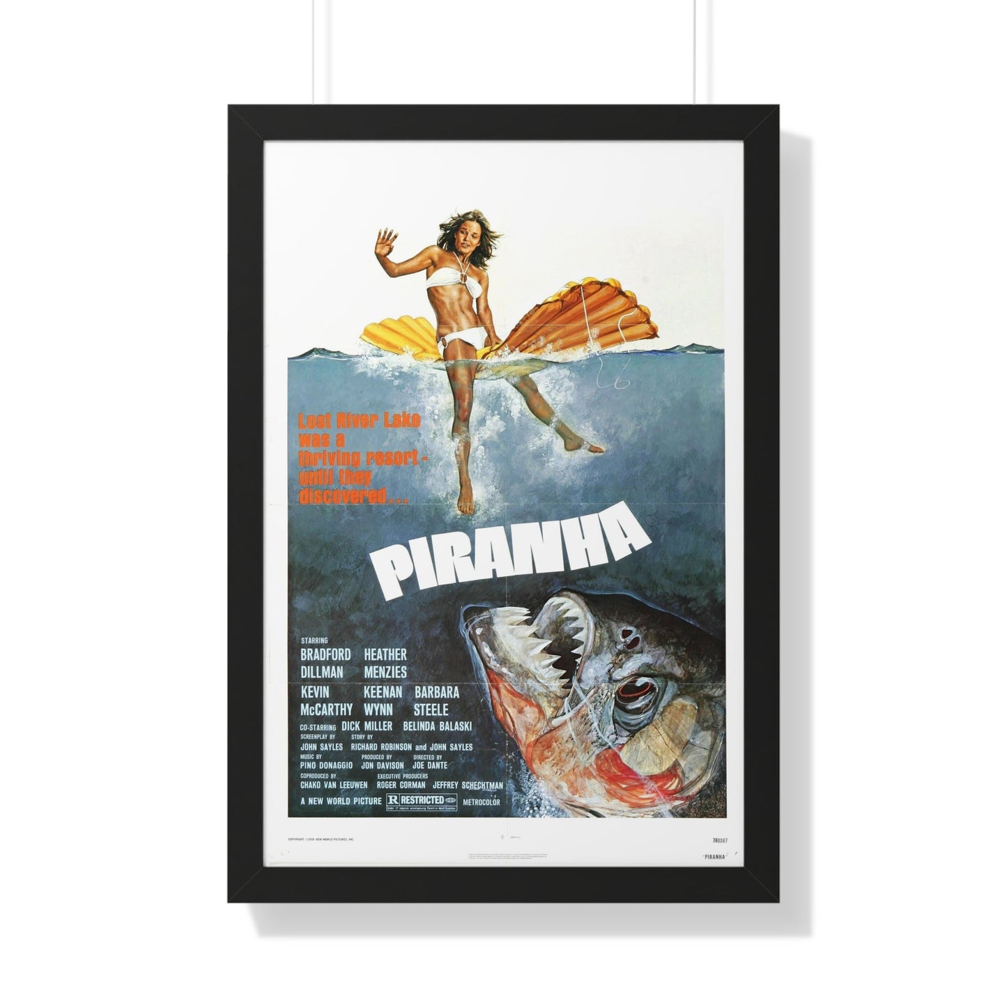 PIRANHA (2) 1978 - Framed Movie Poster-20" x 30"-The Sticker Space