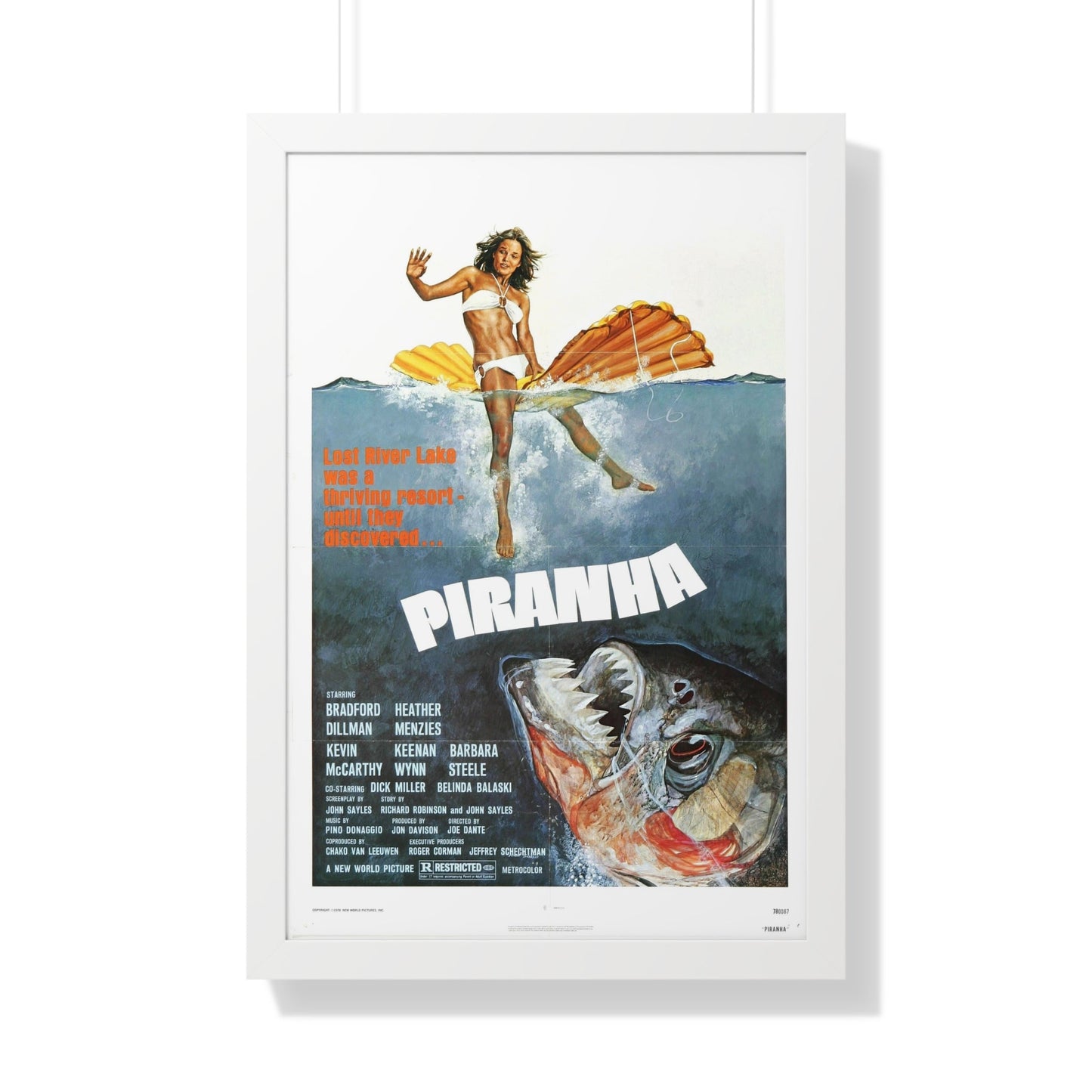 PIRANHA (2) 1978 - Framed Movie Poster-20" x 30"-The Sticker Space