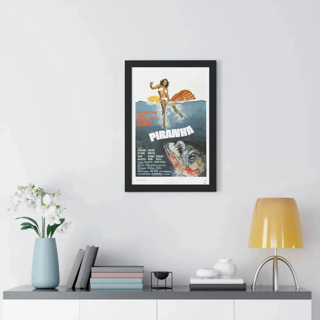 PIRANHA (2) 1978 - Framed Movie Poster - The Sticker Space