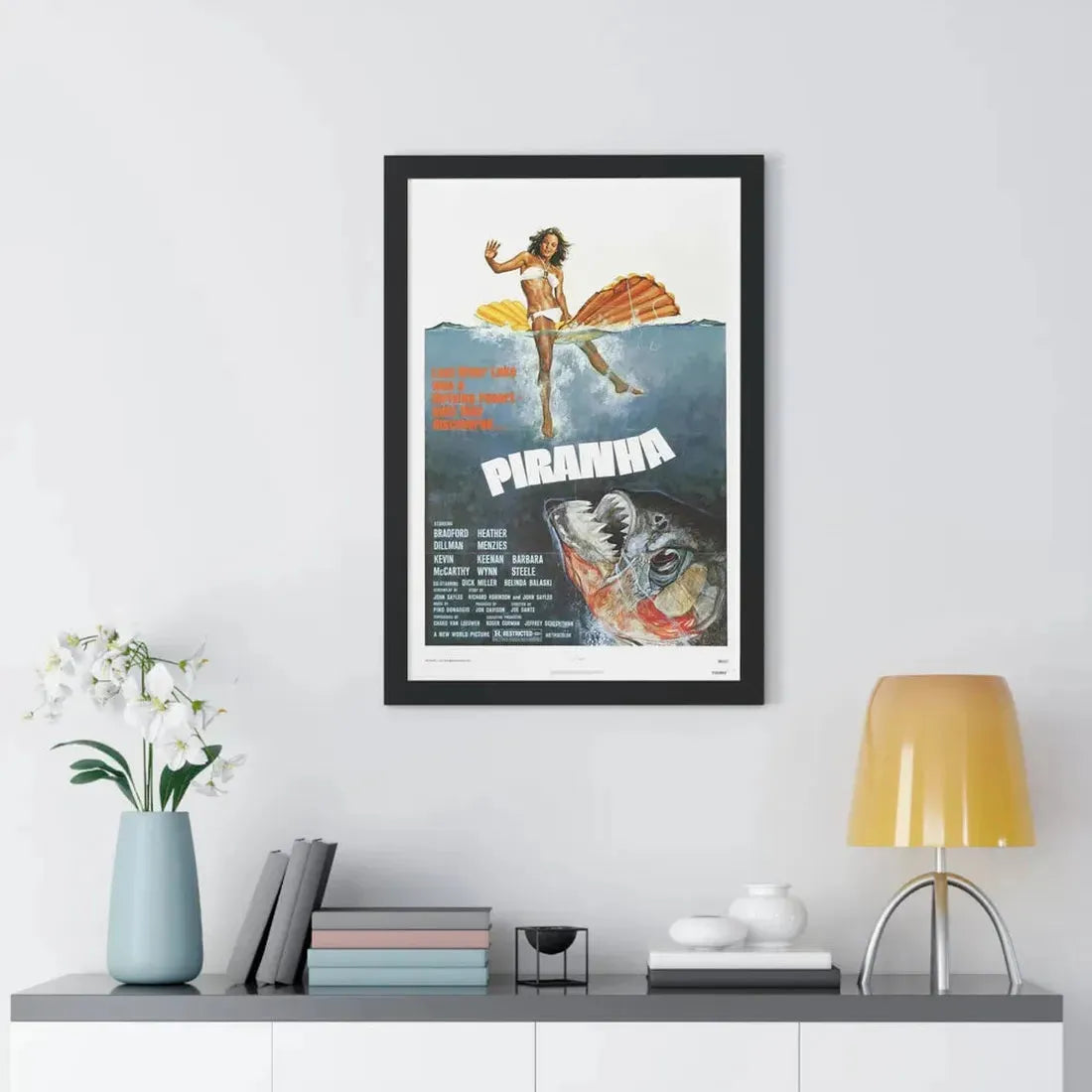 PIRANHA (2) 1978 - Framed Movie Poster - The Sticker Space