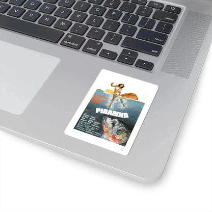 PIRANHA (2) 1978 Movie Poster - STICKER Vinyl Kiss-Cut Decal - The Sticker Space