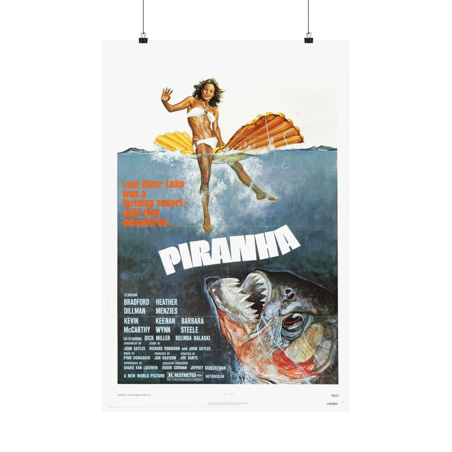 PIRANHA (2) 1978 - Paper Movie Poster-20″ x 30″-The Sticker Space