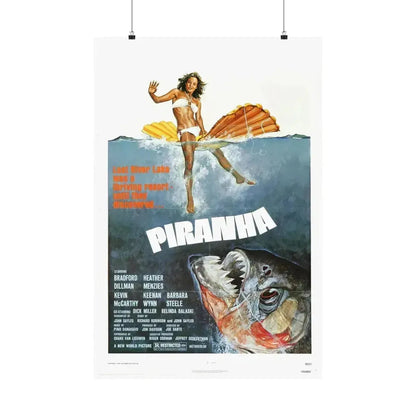 PIRANHA (2) 1978 - Paper Movie Poster 24″ x 36″ Matte - The Sticker Space