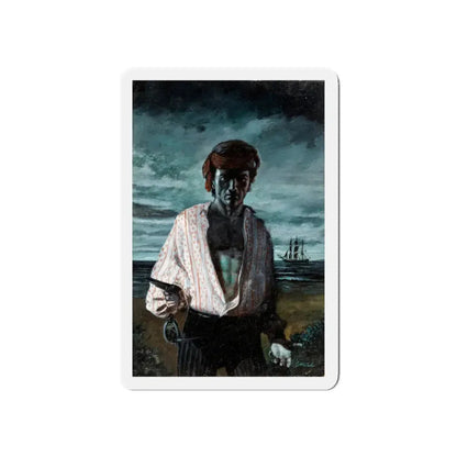 Pirate, Painted Illustration (c. 1960s) (Magazine Illustration) Refrigerator Magnet - The Sticker Space