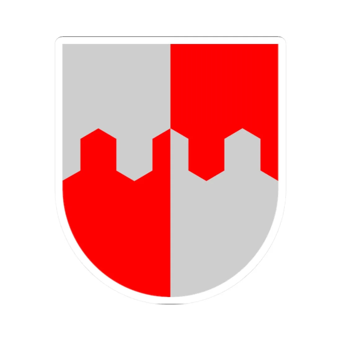 Pirkkala coat of arms (Finland) (Coat of Arms) STICKER Vinyl Kiss-Cut Decal 2 Inch White - The Sticker Space