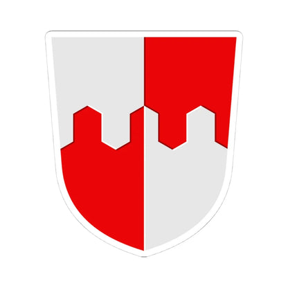 Pirkkala.vaakuna (Finland) (Coat of Arms) STICKER Vinyl Kiss-Cut Decal 4 Inch White - The Sticker Space