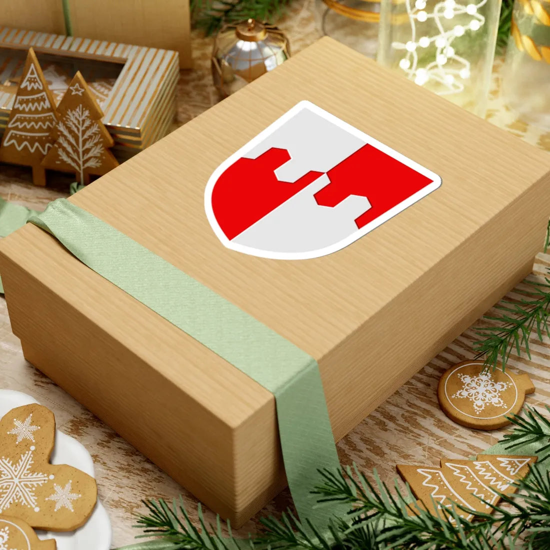 Pirkkala.vaakuna (Finland) (Coat of Arms) STICKER Vinyl Kiss-Cut Decal - The Sticker Space