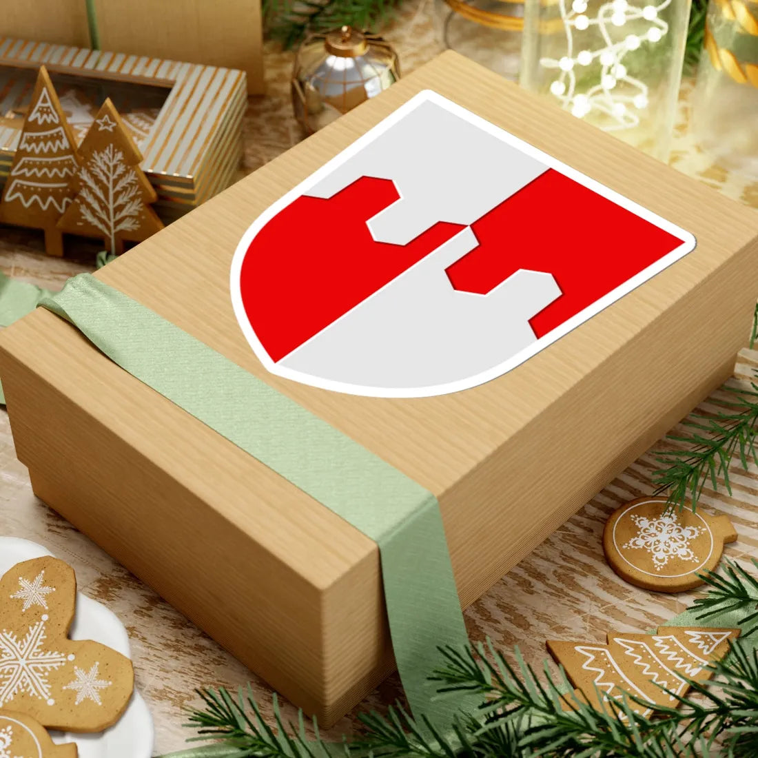 Pirkkala.vaakuna (Finland) (Coat of Arms) STICKER Vinyl Kiss-Cut Decal - The Sticker Space