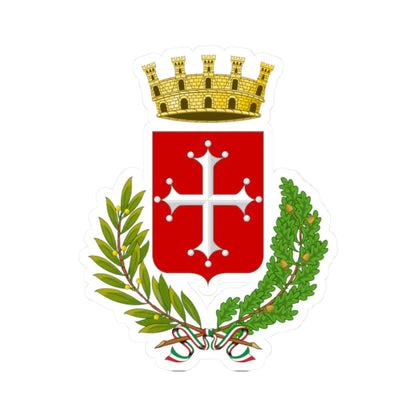 Pisa-Stemma (Italy) (Coat of Arms) STICKER Vinyl Kiss-Cut Decal 2 Inch White - The Sticker Space