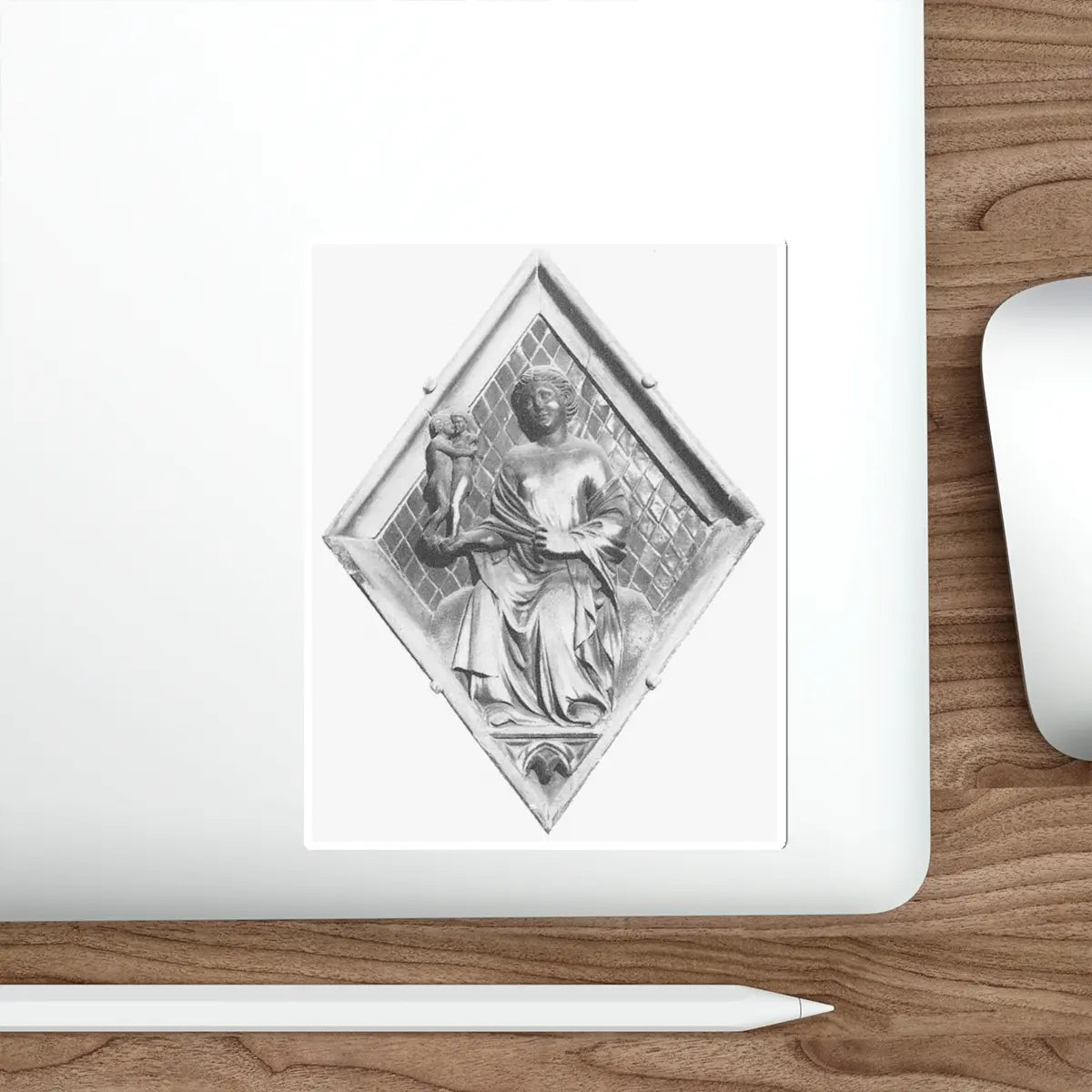 SKU:10723284523707323849 Sticker types:White Shape:Die-Cut Sizes:5" × 5"
