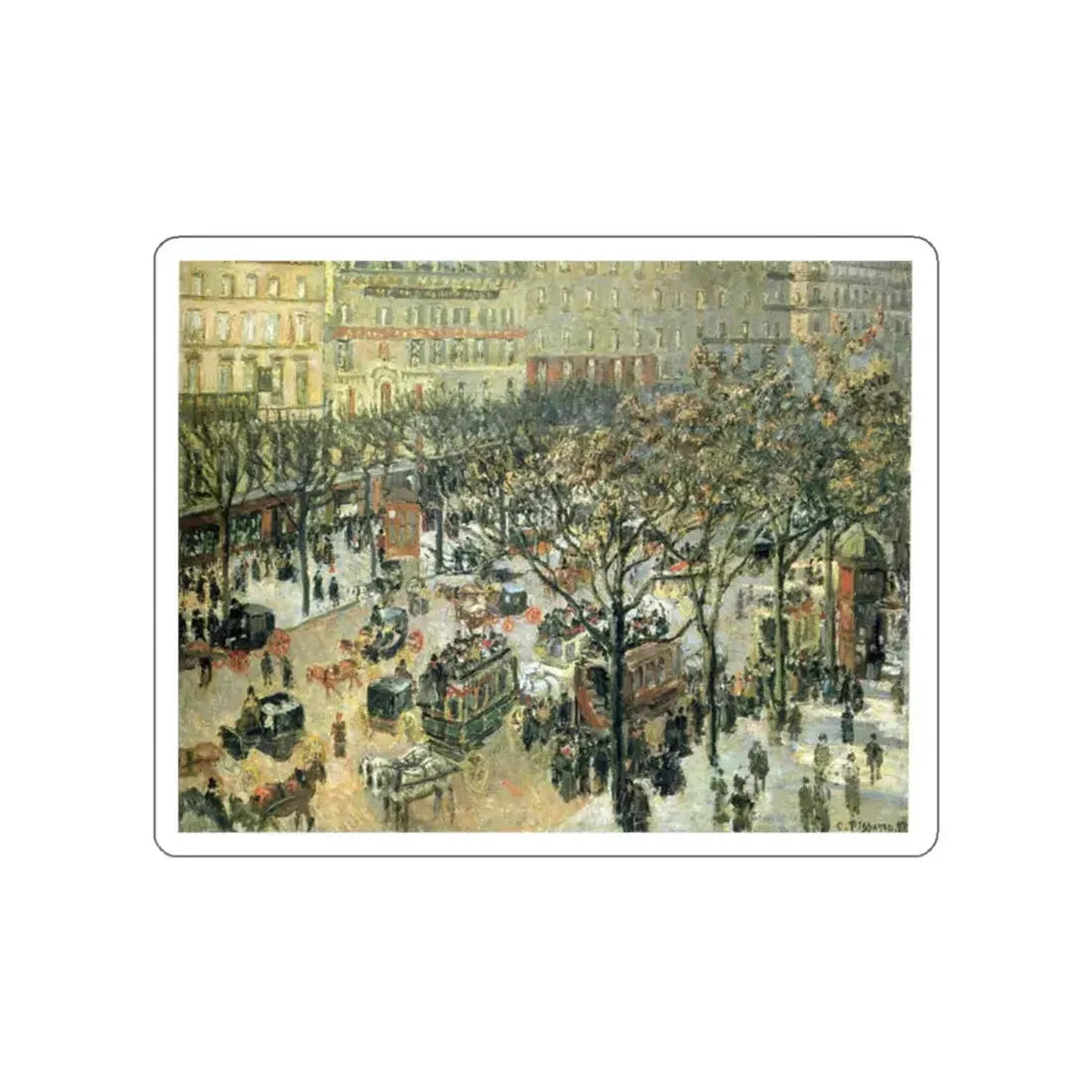 PISARRO Camille - 6 (Artwork) STICKER Vinyl Die-Cut Decal - The Sticker Space