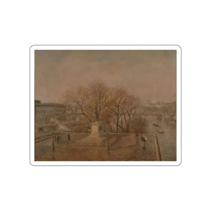PISARRO Camille - pont-neuf (Artwork) STICKER Vinyl Die-Cut Decal White Die-Cut 3 Inch - The Sticker Space