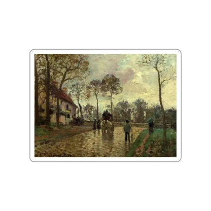 PISARRO Camille - stage-coach (Artwork) STICKER Vinyl Die-Cut Decal White Die-Cut 5 Inch - The Sticker Space