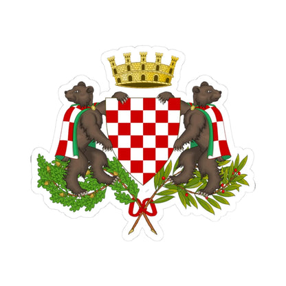 Pistoia-Stemma (Italy) (Coat of Arms) STICKER Vinyl Kiss-Cut Decal 3 Inch White - The Sticker Space