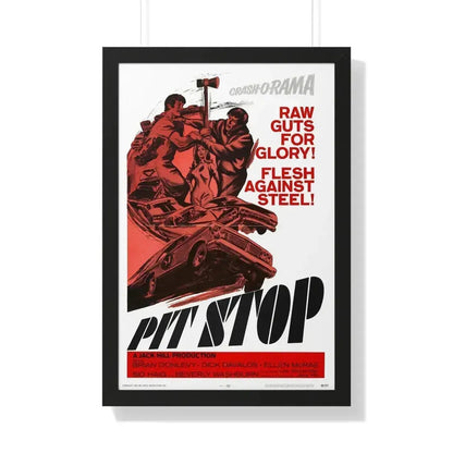 PIT STOP 1969 - Framed Movie Poster 20" x 30" Black - The Sticker Space