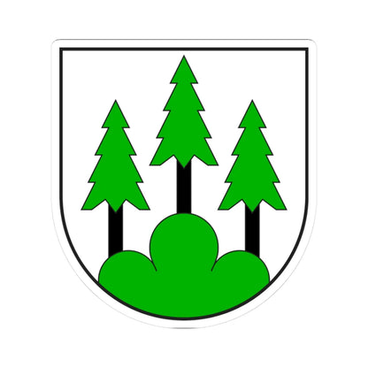 Pitasch wappen (Switzerland) (Coat of Arms) STICKER Vinyl Kiss-Cut Decal 3 Inch White - The Sticker Space