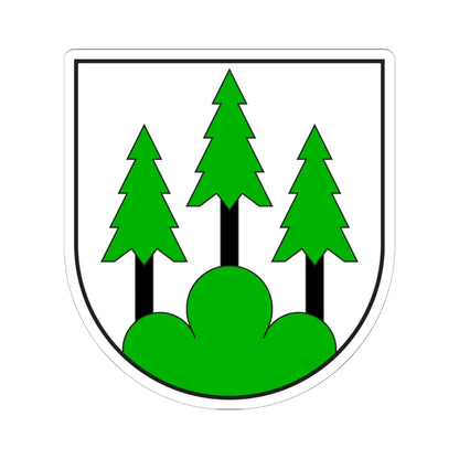 Pitasch wappen (Switzerland) (Coat of Arms) STICKER Vinyl Kiss-Cut Decal 6 Inch White - The Sticker Space