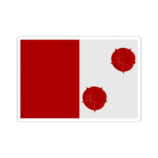 Pittem vlag (Belgium) STICKER Vinyl Kiss-Cut Decal 2 Inch White - The Sticker Space