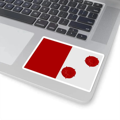 Pittem vlag (Belgium) STICKER Vinyl Kiss-Cut Decal - The Sticker Space