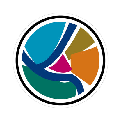 Pittsburgh Wayfinder Map (Pennsylvania) (Road Sign) STICKER Vinyl Kiss-Cut Decal 4 Inch White - The Sticker Space