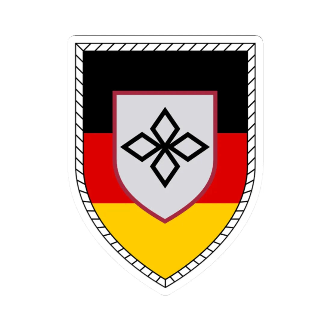 PlA Bw (Germany) (Coat of Arms) STICKER Vinyl Kiss-Cut Decal 2 Inch White - The Sticker Space