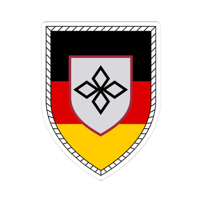 PlA Bw (Germany) (Coat of Arms) STICKER Vinyl Kiss-Cut Decal 4 Inch White - The Sticker Space