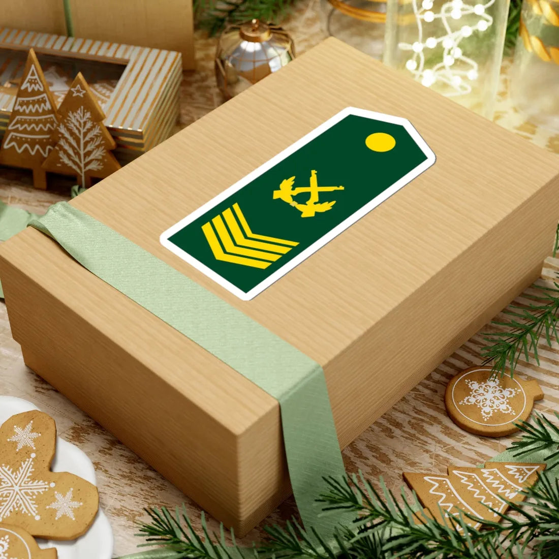 PLA Chief Sergeant Class 1 (China) (Military Rank) STICKER Vinyl Kiss-Cut Decal - The Sticker Space