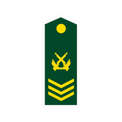 PLA Chief Sergeant Class 2 (China) (Military Rank) STICKER Vinyl Kiss-Cut Decal 2 Inch White - The Sticker Space