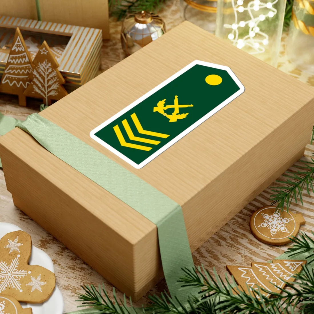 PLA Chief Sergeant Class 2 (China) (Military Rank) STICKER Vinyl Kiss-Cut Decal - The Sticker Space