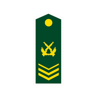 PLA Chief Sergeant Class 3 (China) (Military Rank) STICKER Vinyl Kiss-Cut Decal 2 Inch White - The Sticker Space