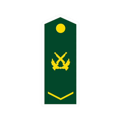 PLA Corporal (China) (Military Rank) STICKER Vinyl Kiss-Cut Decal 2 Inch White - The Sticker Space