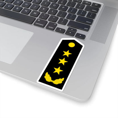 PLA General Navy (China) (Military Rank) STICKER Vinyl Kiss-Cut Decal - The Sticker Space