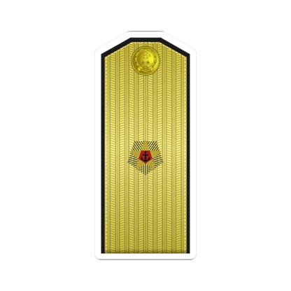 PLA Hǎi jūn shào jiàng Type 55 (China) (Military Rank) STICKER Vinyl Kiss-Cut Decal 2 Inch White - The Sticker Space