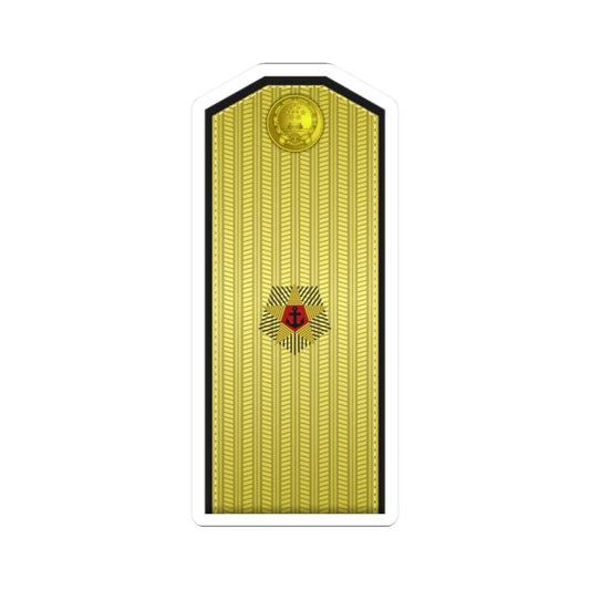 PLA Hǎi jūn shào jiàng Type 55 (China) (Military Rank) STICKER Vinyl Kiss-Cut Decal 2 Inch White - The Sticker Space