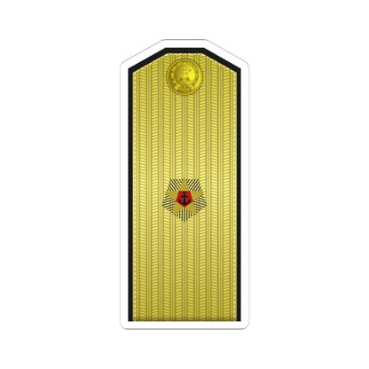 PLA Hǎi jūn shào jiàng Type 55 (China) (Military Rank) STICKER Vinyl Kiss-Cut Decal 6 Inch White - The Sticker Space