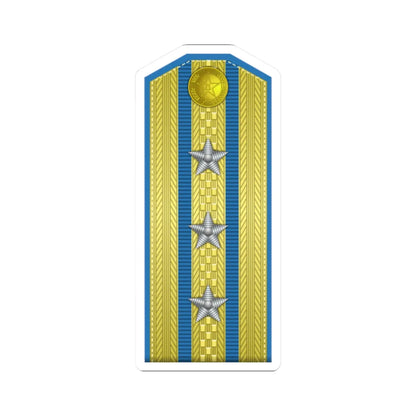 PLA kōng jūn shàng xiào Type 55 (China) (Military Rank) STICKER Vinyl Kiss-Cut Decal 2 Inch White - The Sticker Space