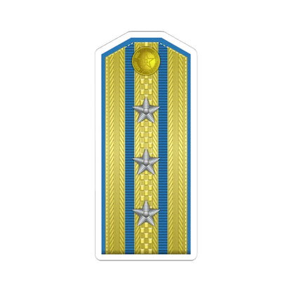 PLA kōng jūn shàng xiào Type 55 (China) (Military Rank) STICKER Vinyl Kiss-Cut Decal 6 Inch White - The Sticker Space