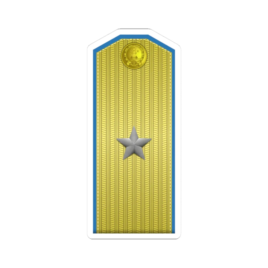 PLA kōng jūn shào jiàng Type 55 (China) (Military Rank) STICKER Vinyl Kiss-Cut Decal - The Sticker Space